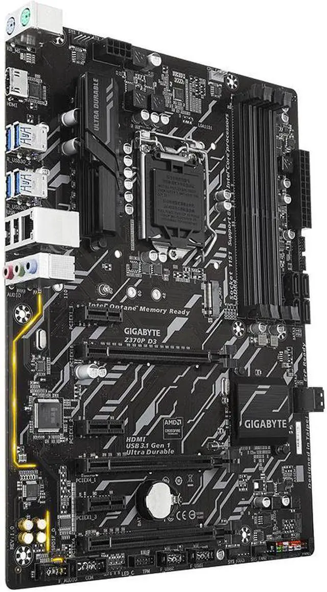 Alt view image 8 of 9 - Gigabyte Z370 D3 Intel Express ATX Motherboard