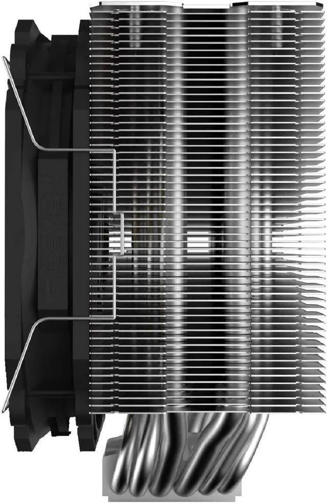 Alt view image 3 of 6 - reeven ouranos high performance 140mm 6 heatpipes copper base cpu cooler