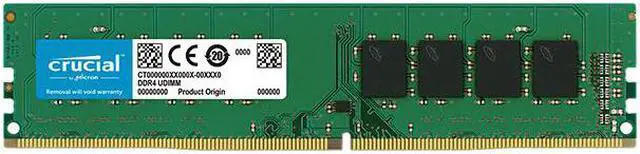 Alt view image 3 of 11 - Crucial 8GB Single DDR4 2666 MT/s (PC4-21300) SR x8 DIMM 288-Pin Memory - CT8G4DFS8266