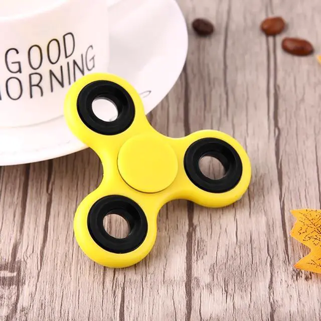 Alt view image 5 of 6 - EyezOff Yellow Fidget Spinner ABS Material 1.5-min Rotation Time