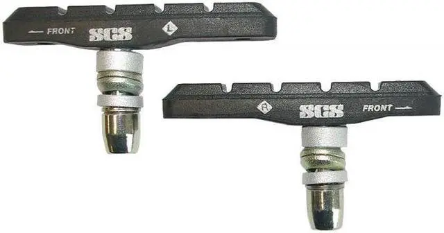 Alt view image 4 of 4 - EyezOff Performance Brake Pads V-Brake (Anti-Squeal) Black