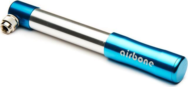 Alt view image 5 of 5 - EyezOff Airbone EZ505 Blue Aluminum Bicycle Pump 130PSI, Schrader/Presta Hand Pump