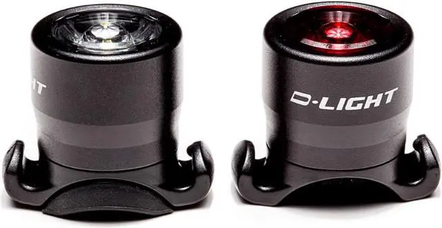 Alt view image 3 of 4 - EyezOff LED Bicycle Safety Light Front and Rear Set - Black With Mounting Kit