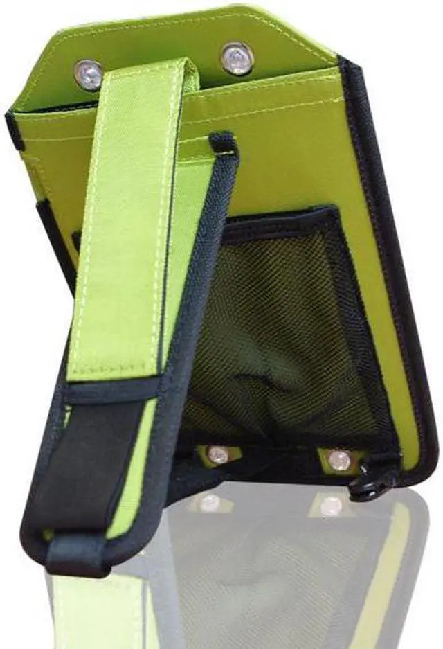 Alt view image 6 of 7 - EyezOff EZYG-020 Portable Solar Charger Grey/Bright Green