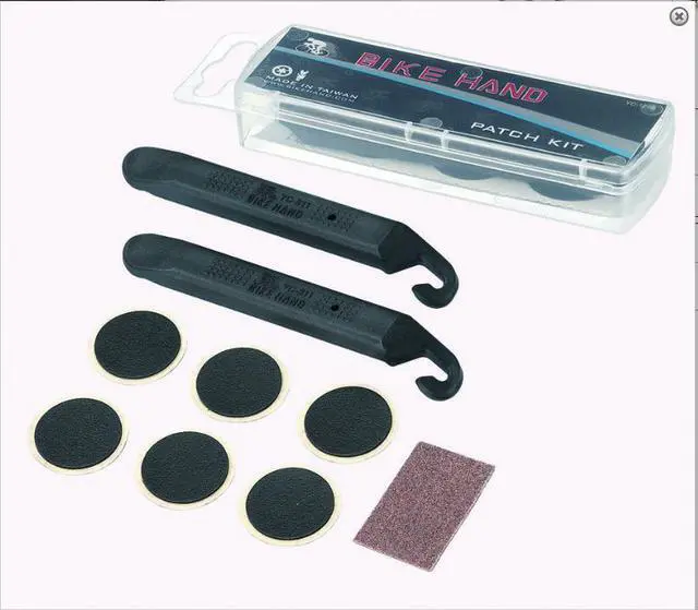 Alt view image 2 of 3 - EyezOff Bicycle Saddle Bag with Tool Kit, Tire Levers, Tire Repair Kit