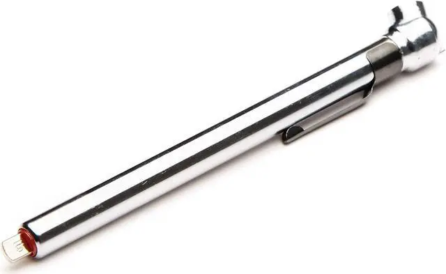 Alt view image 2 of 5 - EyezOff Pencil Type Tire Pressure Gauge - Displays PSI and Bar