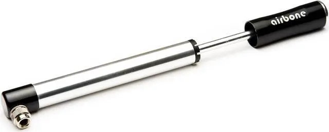Alt view image 4 of 5 - EyezOff Airbone EZ505 Black Aluminum Bicycle Pump 130PSI, Schrader/Presta Hand Pump