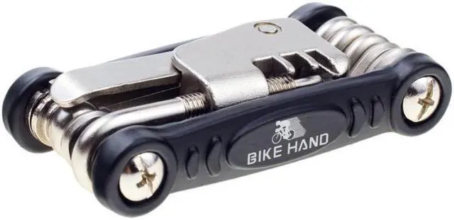 Alt view image 5 of 6 - EyezOff 18-Function Folding Bicycle Multi Tool (Black/Silver)