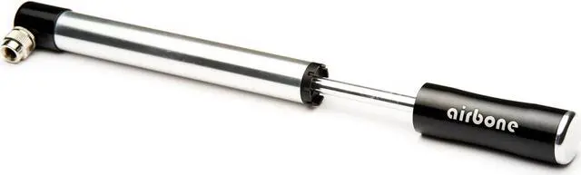 Alt view image 5 of 5 - EyezOff Airbone EZ505 Black Aluminum Bicycle Pump 130PSI, Schrader/Presta Hand Pump