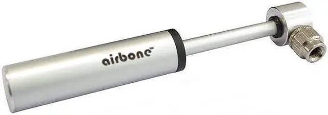Alt view image 3 of 5 - EyezOff Airbone ZT702 Supernova Ultra-Compact Bicycle Pump for Schrader/Presta (9.9cm) Red
