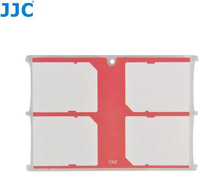Alt view image 5 of 5 - JJC Memory Card Case for 4x SD Cards - Red Edition - MCH-SD4