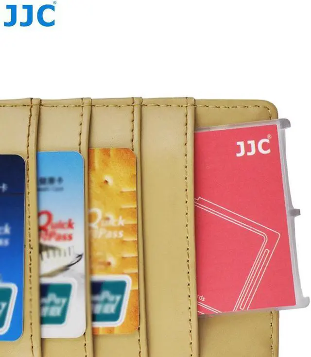 Alt view image 3 of 5 - JJC Memory Card Case for 4x SD Cards - Red Edition - MCH-SD4