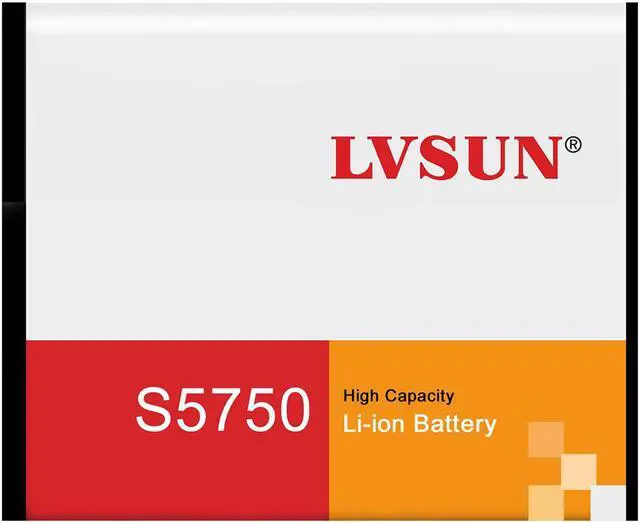 Alt view image 2 of 2 - LVSUN Battery for Samsung Galaxy Mini, S5750, S5570, S7233 (1200mAh) Model S5750-MBAT