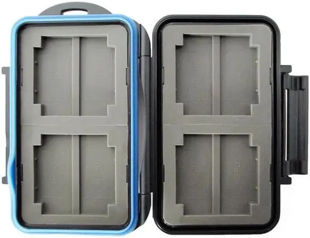 Alt view image 8 of 10 - JJC MC-1 Waterproof Holder Storage Memory Card Case For 4PCS CompactFlash (CF) 8PCS MemoryStick Pro Duo