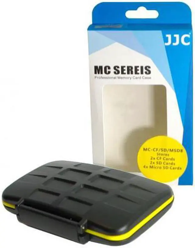 Alt view image 9 of 9 - JJC Anti-shock Water-resistant CF SD Micro SD Card Holder Camera Memory Card Case Cover Protector For 2CF+2SD+4 MicroSD Card