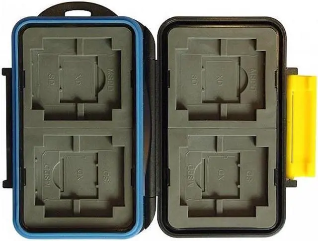 Alt view image 8 of 16 - JJC MC-3 Waterproof Holder Storage Memory Card Case For 4PCS CompactFlash(CF) 4PCS SecureDigital(SD) 4PCS XDPictureCard(XD) 4PCS MemoryStick Pro Duo