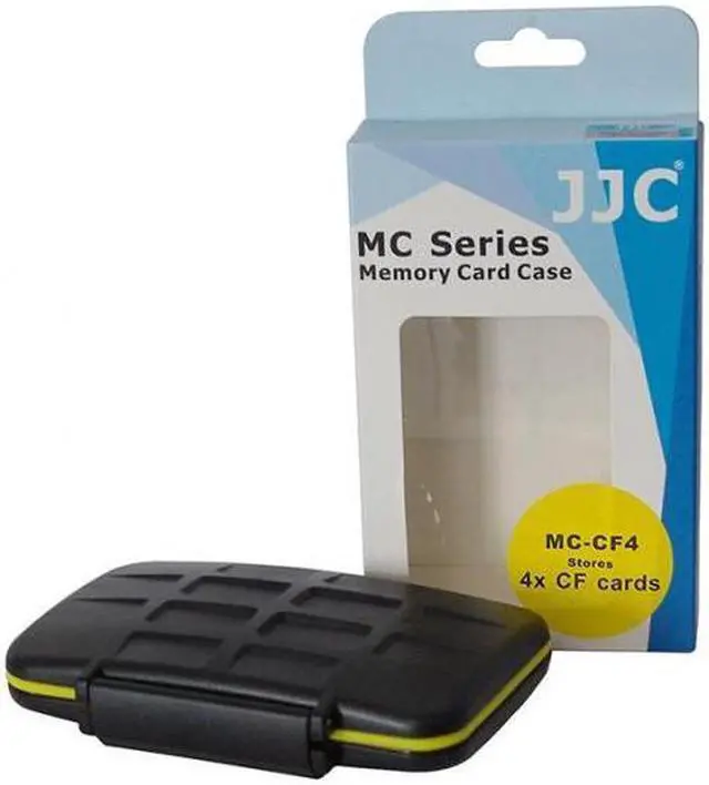 Alt view image 9 of 15 - JJC MC-CF4 Water-resistant Holder Storage CF CompactFlash Memory Card Case For 4 PCS CompactFlash (CF)