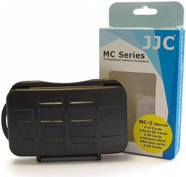 Alt view image 11 of 17 - JJC MC-5 Waterproof Holder Storage Memory Card Case For 4PCS CompactFlash(CF) 2PCS Micro SD2 PCS SecureDigital(SD) 2PCS MemoryStick Pro Duo 2PCS XDPictureCard(XD)