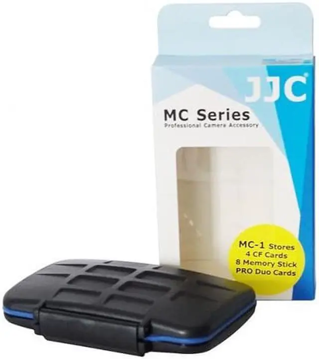 Alt view image 10 of 10 - JJC MC-1 Waterproof Holder Storage Memory Card Case For 4PCS CompactFlash (CF) 8PCS MemoryStick Pro Duo