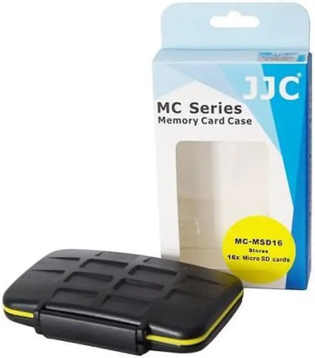 Alt view image 9 of 9 - JJC MC-MSD16 Anti-shock Water-resistant Hard Holder Storage Camera Memory Card Case Protector For 16 PCS Micro SD Cards