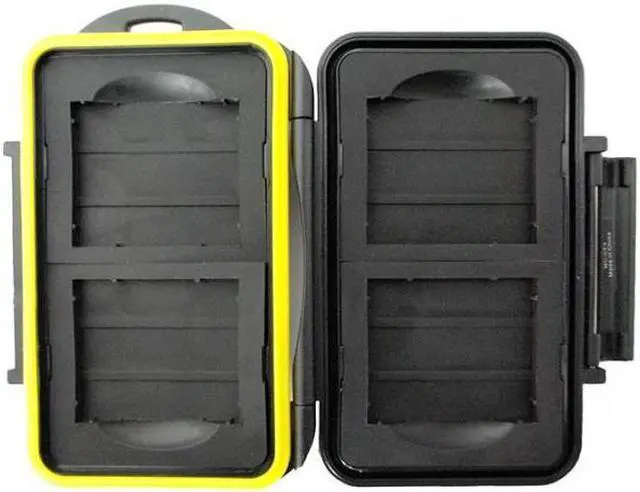 Alt view image 7 of 15 - JJC MC-CF4 Water-resistant Holder Storage CF CompactFlash Memory Card Case For 4 PCS CompactFlash (CF)