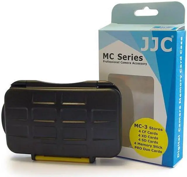 Alt view image 11 of 16 - JJC MC-3 Waterproof Holder Storage Memory Card Case For 4PCS CompactFlash(CF) 4PCS SecureDigital(SD) 4PCS XDPictureCard(XD) 4PCS MemoryStick Pro Duo