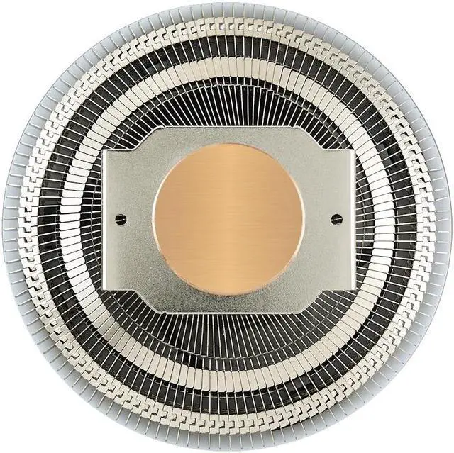 Alt view image 7 of 20 - Cooler Master MasterAir G100M RGB Top Down Low Profile Mini ITX CPU Air Cooler, Copper Heat Column Base, Aluminum Fins, 92mm RGB Ring Fan, RGB Lighting for AMD Ryzen/Intel LGA1200/1151