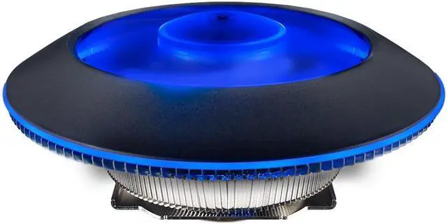 Alt view image 8 of 20 - Cooler Master MasterAir G100M RGB Top Down Low Profile Mini ITX CPU Air Cooler, Copper Heat Column Base, Aluminum Fins, 92mm RGB Ring Fan, RGB Lighting for AMD Ryzen/Intel LGA1200/1151