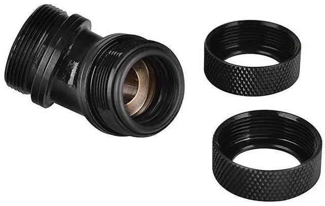 Alt view image 3 of 4 - TT CLW098-CA00BL-A PETG TUBE 45 DEGREE DUAL COMPRESSION 16MM OD-BLACK/DIY LCS