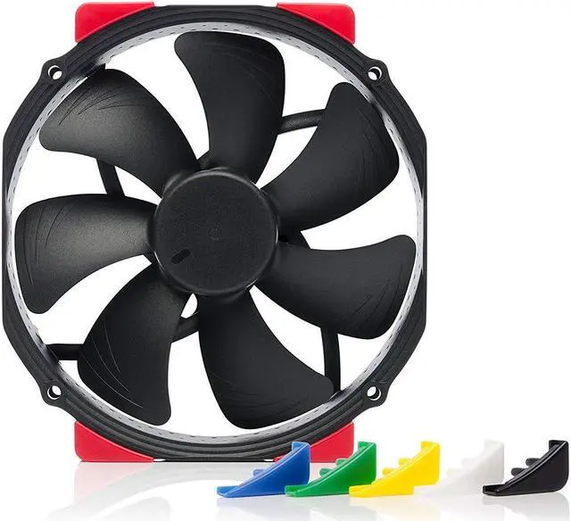 Main image of Noctua Chromax Black Swap 140x150x25mm 1500RPM Computer Case Fan w/Anti-Vibration Pads