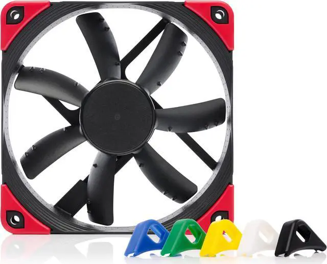 Alt view image 7 of 9 - Noctua NF-S12A PWM chromax.black.swap Computer case Fan