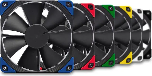 Alt view image 2 of 4 - Noctua Chromax Black Swap 120mm 1500RPM Computer Case Fan w/Anti-Vibration Pads