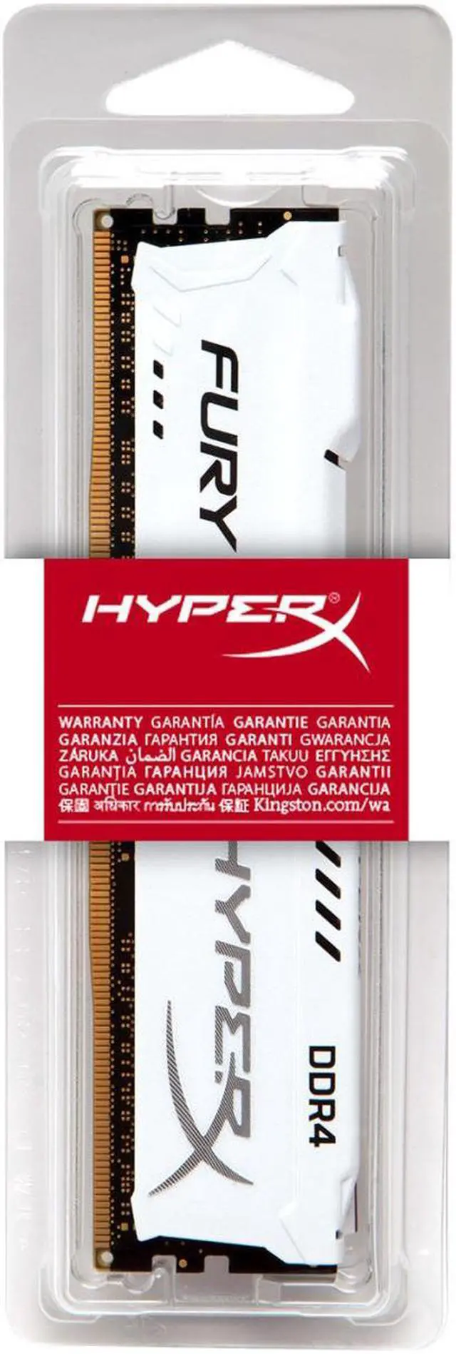 Alt view image 4 of 5 - HyperX FURY 16GB 288-Pin DDR4 SDRAM DDR4 2933 (PC4 23400) Desktop Memory Model HX429C17FW/16