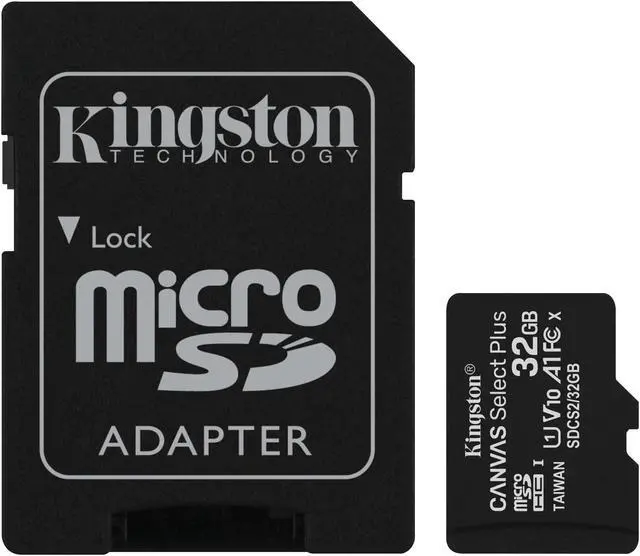 Alt view image 6 of 20 - Kingston Canvas Select Plus 32GB Flash Memory Card and Adapter SDCS2/32GB