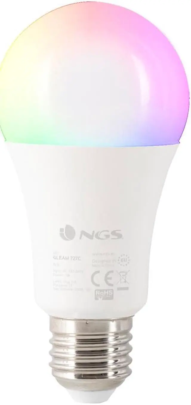 Alt view image 5 of 7 - NGS SMART WIFI LED Bulb Gleam 727C (GLEAM727C)