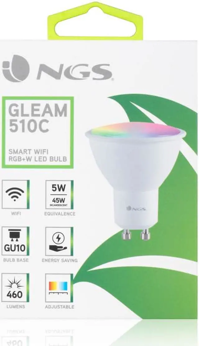 Alt view image 4 of 5 - NGS SMART WIFI LED Bulb Gleam 510C (GLEAM510C)