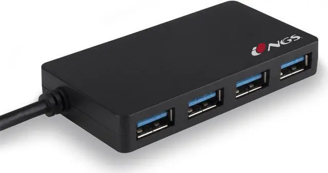 Alt view image 2 of 5 - NGS USB3.0 4 Port Hub - Plug and Play USB Powered