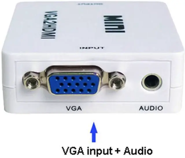 Alt view image 5 of 5 - VGA to HDMI Converter with Audio Support Support up to 1920 x 1080 Output Resolution