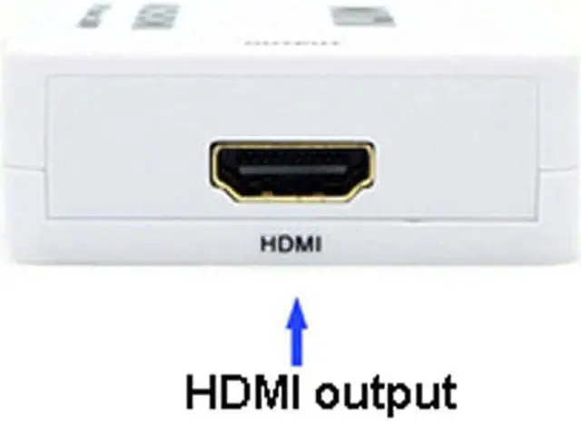 Alt view image 3 of 5 - VGA to HDMI Converter with Audio Support Support up to 1920 x 1080 Output Resolution