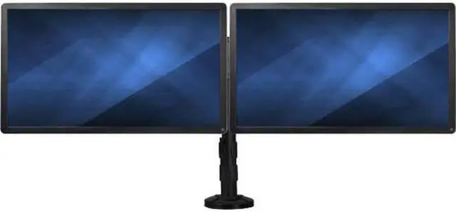 Alt view image 5 of 6 - StarTech.com ARMBARDUOG Deskmount Dual-Monitor Arm - For up to 27" Monitors - Low-Profile Design - Desk-Clamp or Grommet-Hole Monitor Mount