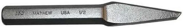 Alt view image 2 of 3 - Mayhew Chisel,Half Round Nose,1/2" x 8"  10505