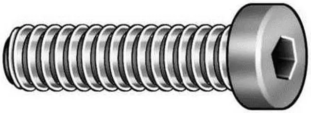 Alt view image 2 of 5 - ZORO SELECT SDSL0250075CP-PK100 1/4"-20 Low Socket Head Cap Screw, 3/4 in L,