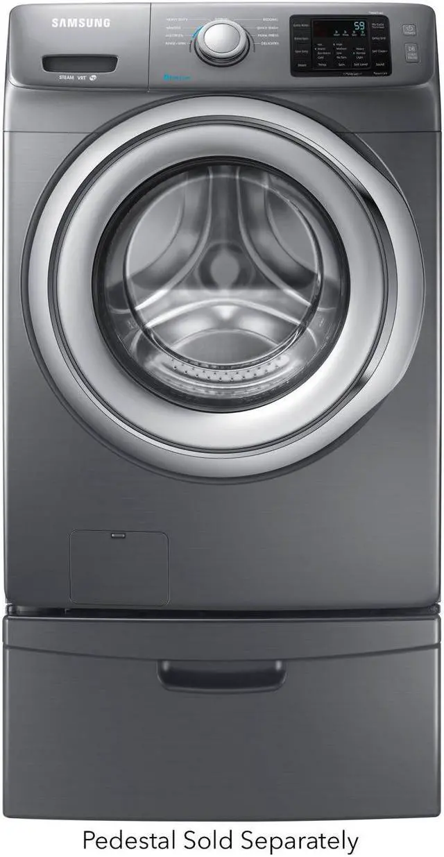 Alt view image 12 of 12 - Samsung  WF42H5200AP:  WF5200  4.2  cu.  ft.  Front  Load  Washer  (Platinum)