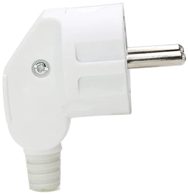 Alt view image 3 of 7 - Toptekits (2 Pack) EU Europe 16A Schuko French Korea 4.8mm Pin DIY Rewireable Plug Max AC250V, White, Type F Connector, CE Certified