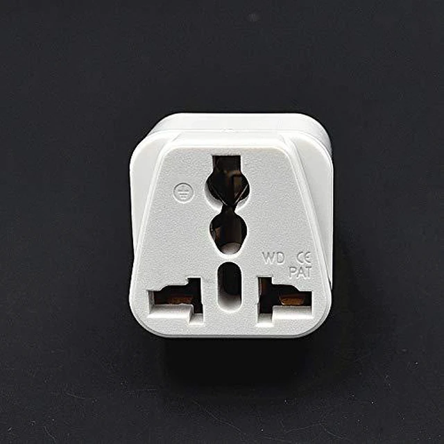 Alt view image 4 of 6 - Toptekits 2-Packs NEMA5-15P to Universal Travel Plug Adapter, US 3-Prong Standard 5-15P Electrical Plug Adapter, EU UK AU to US AC Power Converter