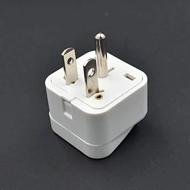 Alt view image 6 of 6 - Toptekits 2-Packs NEMA5-15P to Universal Travel Plug Adapter, US 3-Prong Standard 5-15P Electrical Plug Adapter, EU UK AU to US AC Power Converter