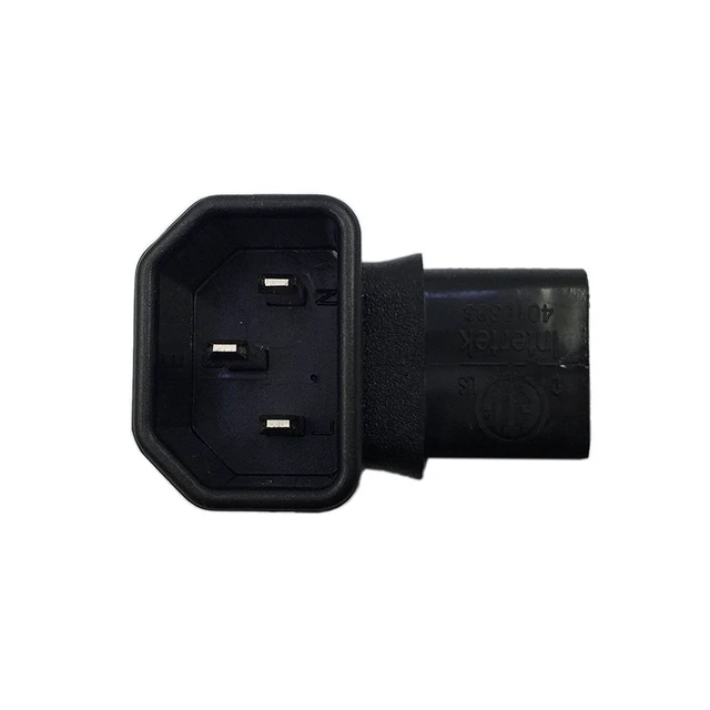 Alt view image 7 of 7 - Toptekits IEC C14 to C13 Power Adapter Travel Plug Adapter, 90 Degree Angle Elbow Plug IEC 320 C13 to C14 Power Converter Electrical Adapter for PDU Plug/Socket up Wall-Mounted LCD TV, 1-Pack