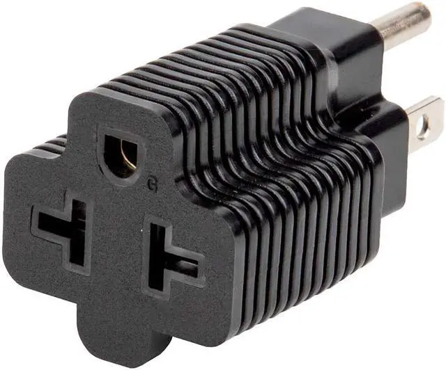 Main image of [4-in-1] 15 Amp Household AC Plug to 20 Amp T Blade Adapter,5-15P to 5-20R,5-15P to 6-15R,5-15P to 6-20R, 4 in 1 AC Power Adapter,15A 125V to 20A 250V Adapter