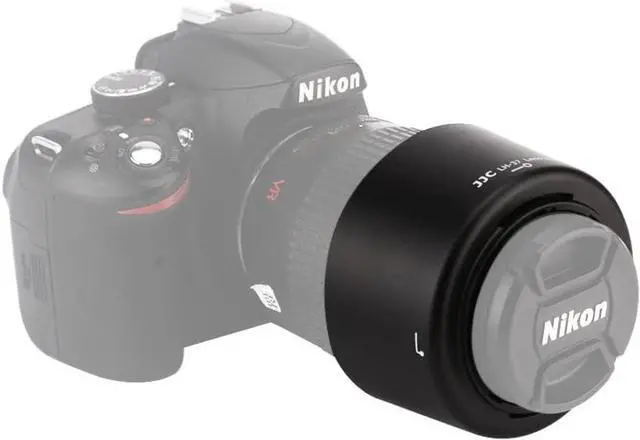 Alt view image 5 of 6 - JJC Reversible Dedicated Lens Hood Shade for Nikon AF-S DX 55-200MM f/4-5.6G ED VR II, AF-S DX 55-200MM f/4-5.6G ED VR, AF-S DX Micro 85mm f/3.5G ED VR, Nikon HB-37 Replacement Lens Hood,? LH37