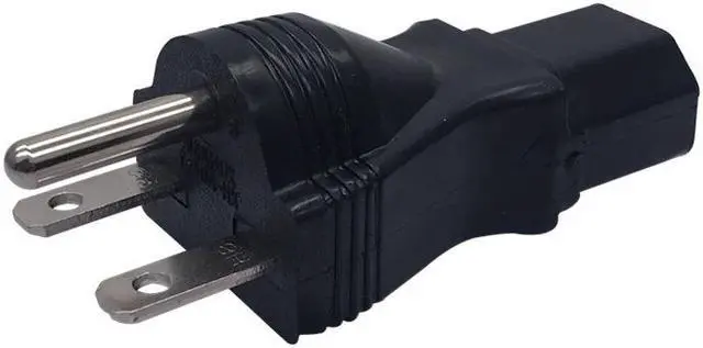 Main image of NEMA 6-15P to C13 Power Converter Travel Adapter,Toptekits US 3 Prong 6-15P Male to C13 Female Electrical Adapter ,10A 250V,1-Pack